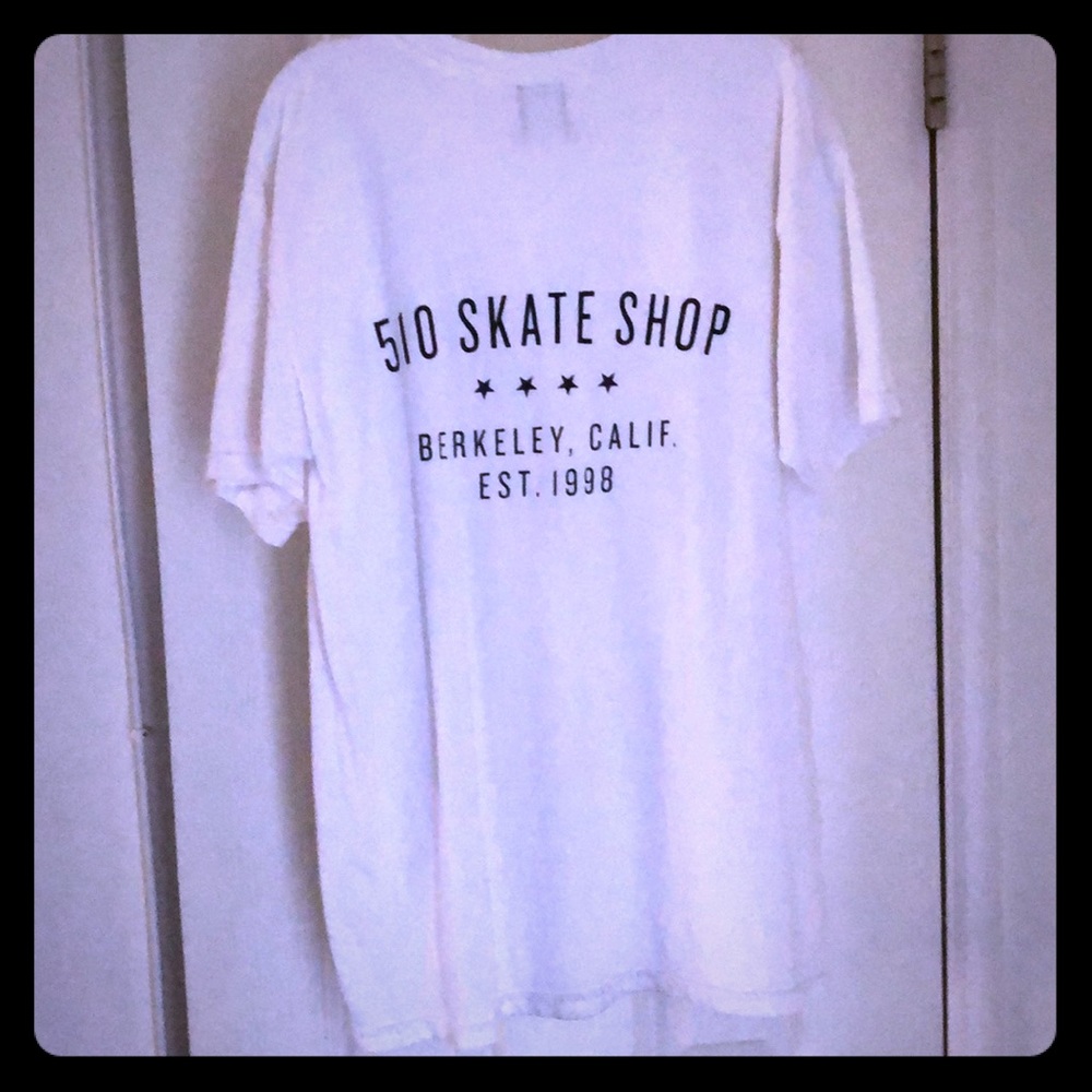 510 Skate shop white T-Shirt /XXL great cond!